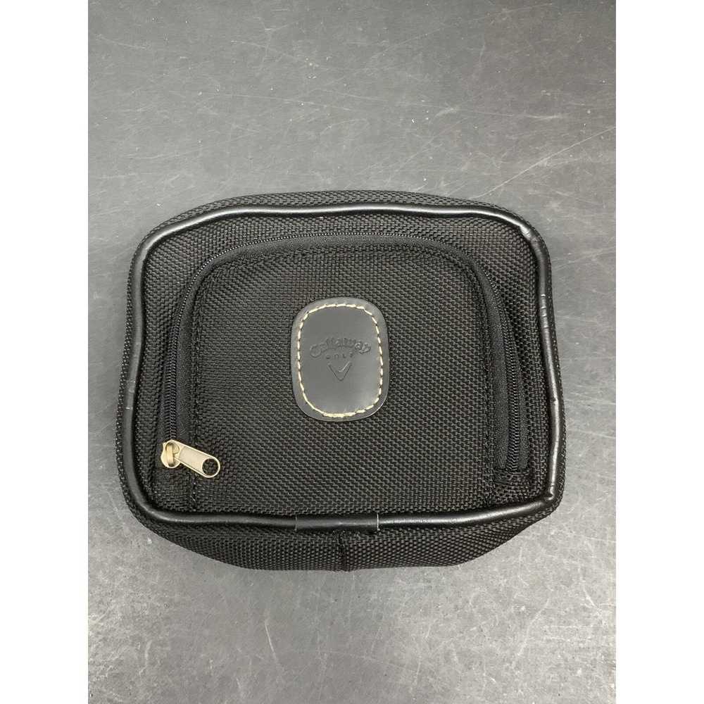 Callaway Golf Rangefinder Case Ball Tee Black Zipper